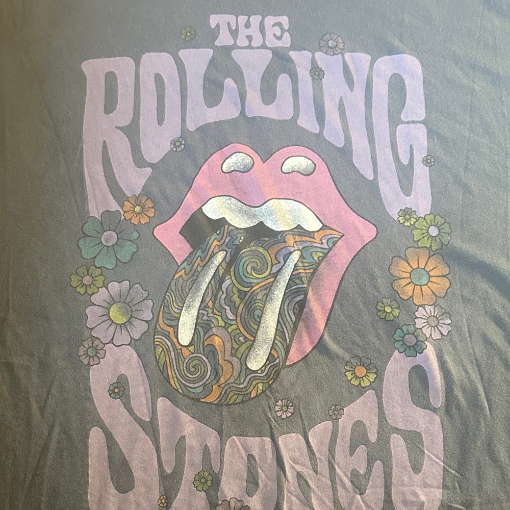 American Eagle Outfitters Gray Rolling Stones Tee - Picture 2 of 3